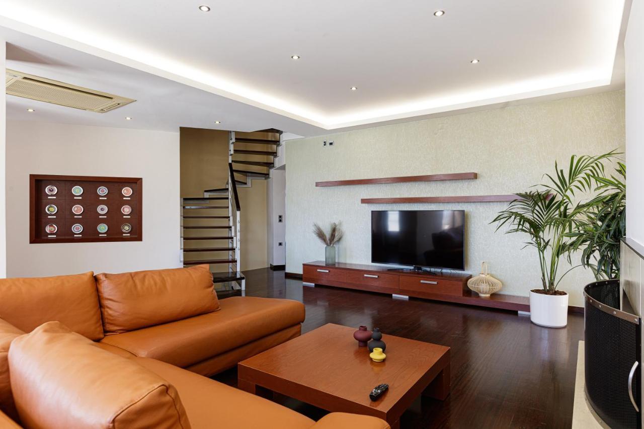 View - Heated Pool & Gym - Majestic Views - 5 Min Drive From Center חאניה