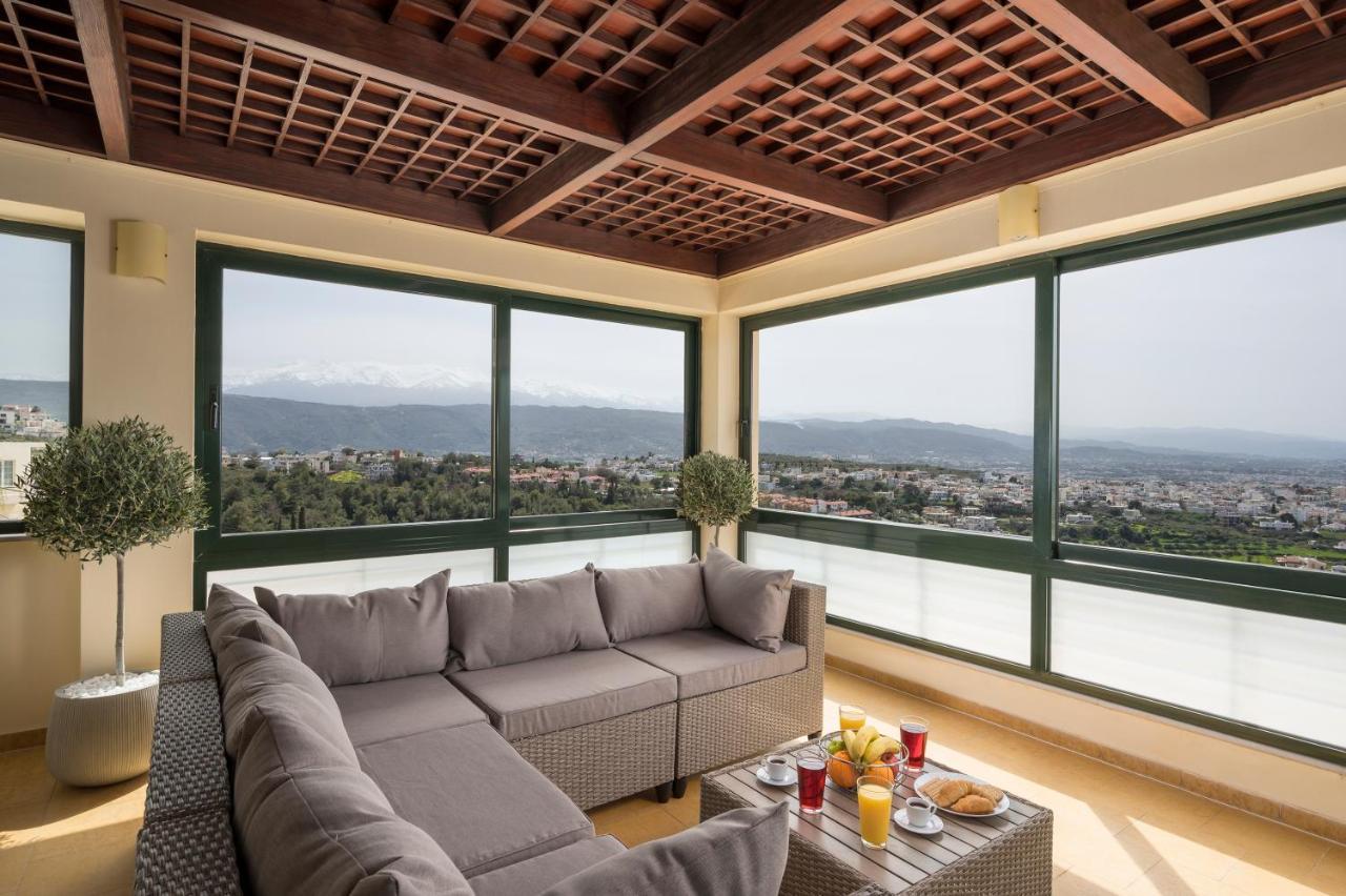 View - Heated Pool & Gym - Majestic Views - 5 Min Drive From Center * La Canea